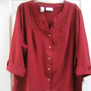 Womens Kathy Che New York plus size blouse
